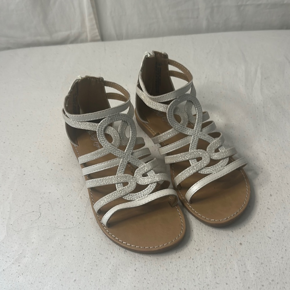Girls, Egyptian style sandals, size 3